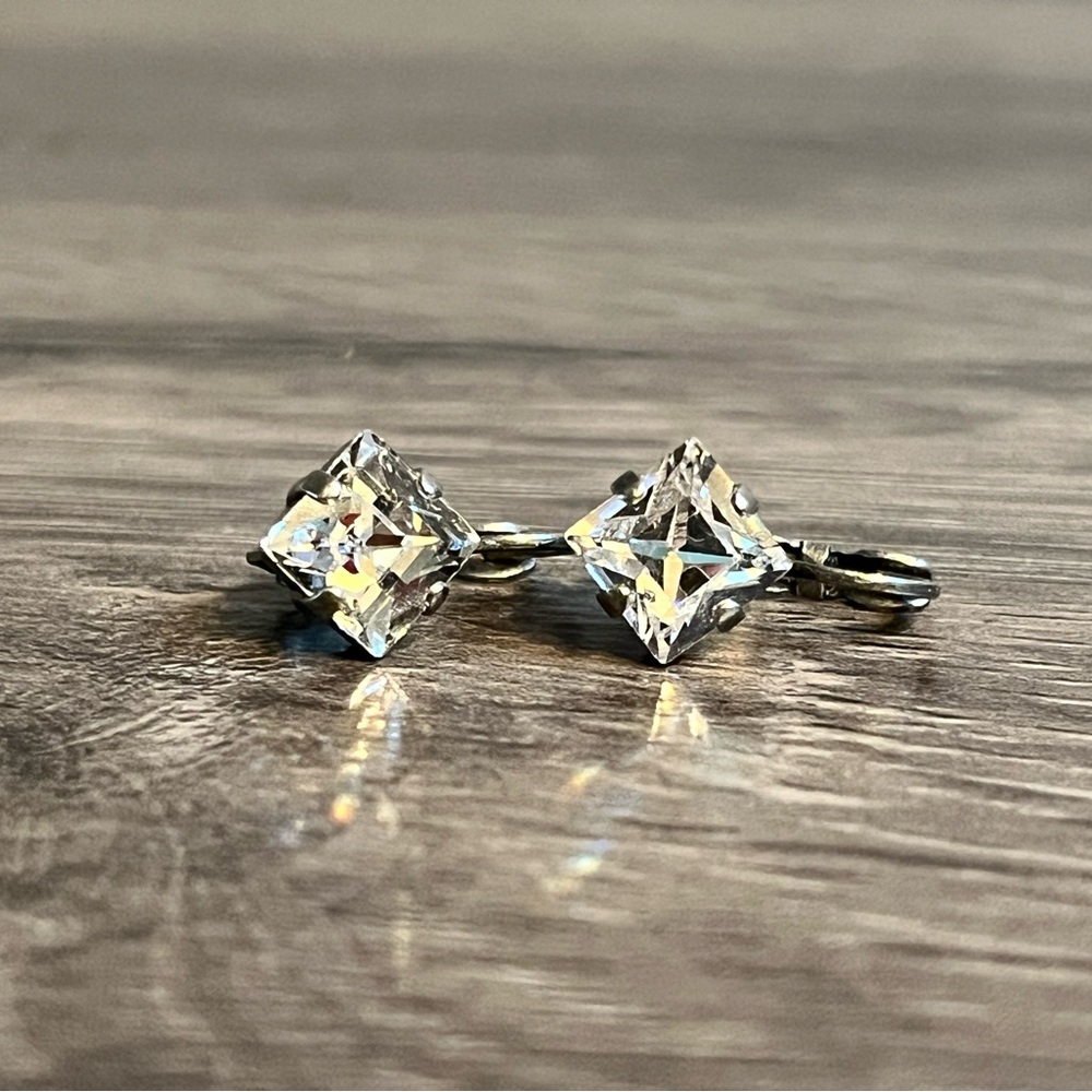 Sabika Micro Graphic Square Drop Earrings - Winter 2015